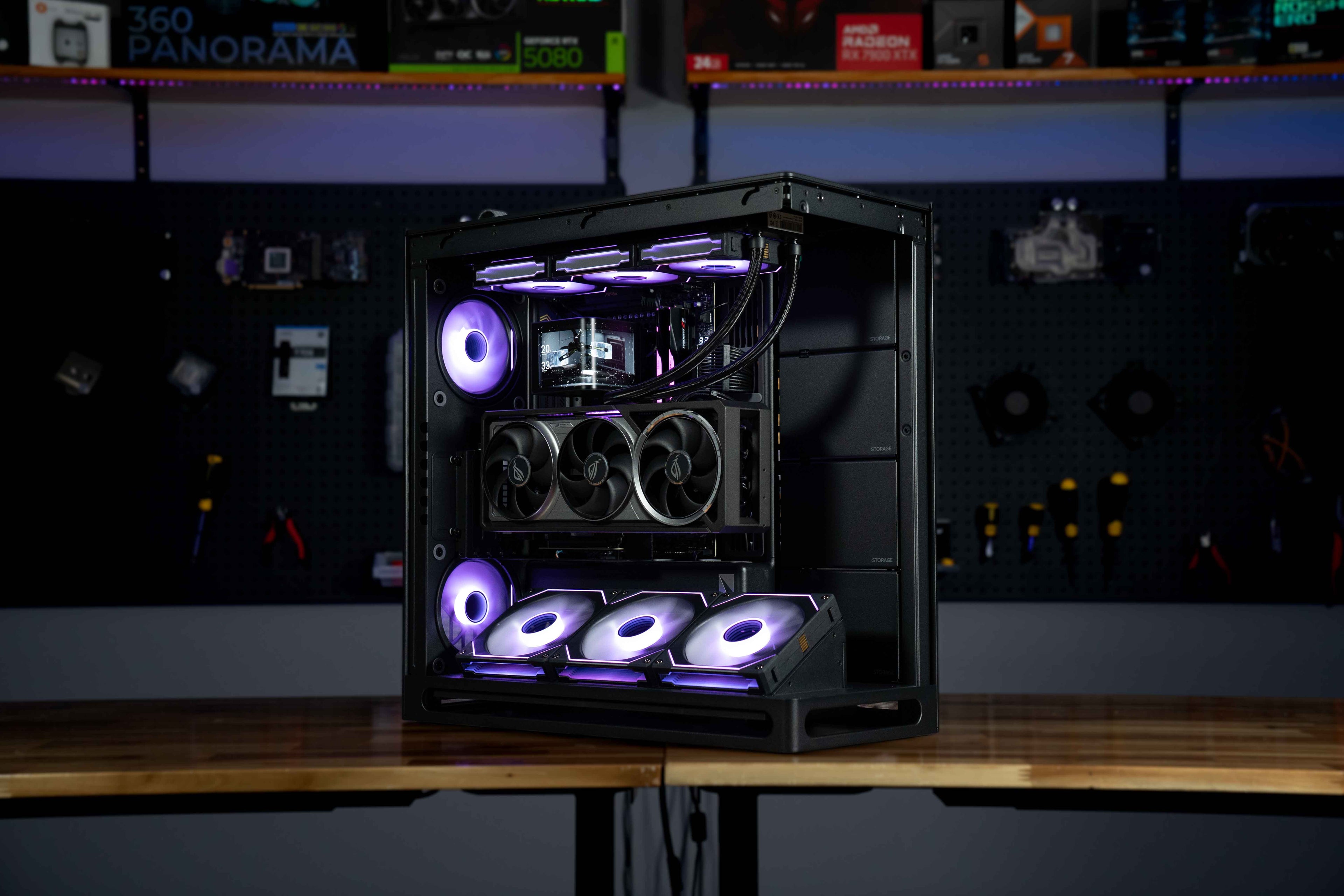 Prestige 5 - CPU: 9800X3D, RAM: 64GB 6400MHZ, GPU: 5080 ASTRAL OC, M.2: 6TB Storage