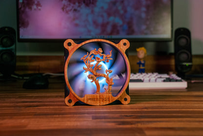 Cherry Blossom Fan Grill (Oak)
