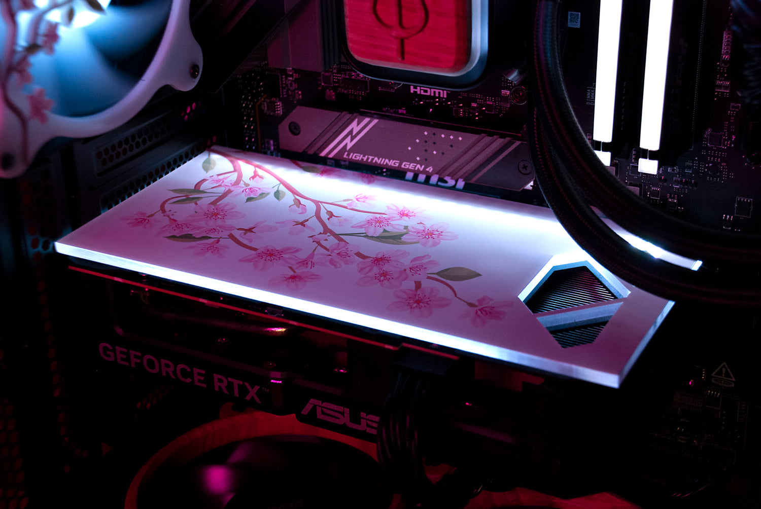 Cherry Blossom Backplate