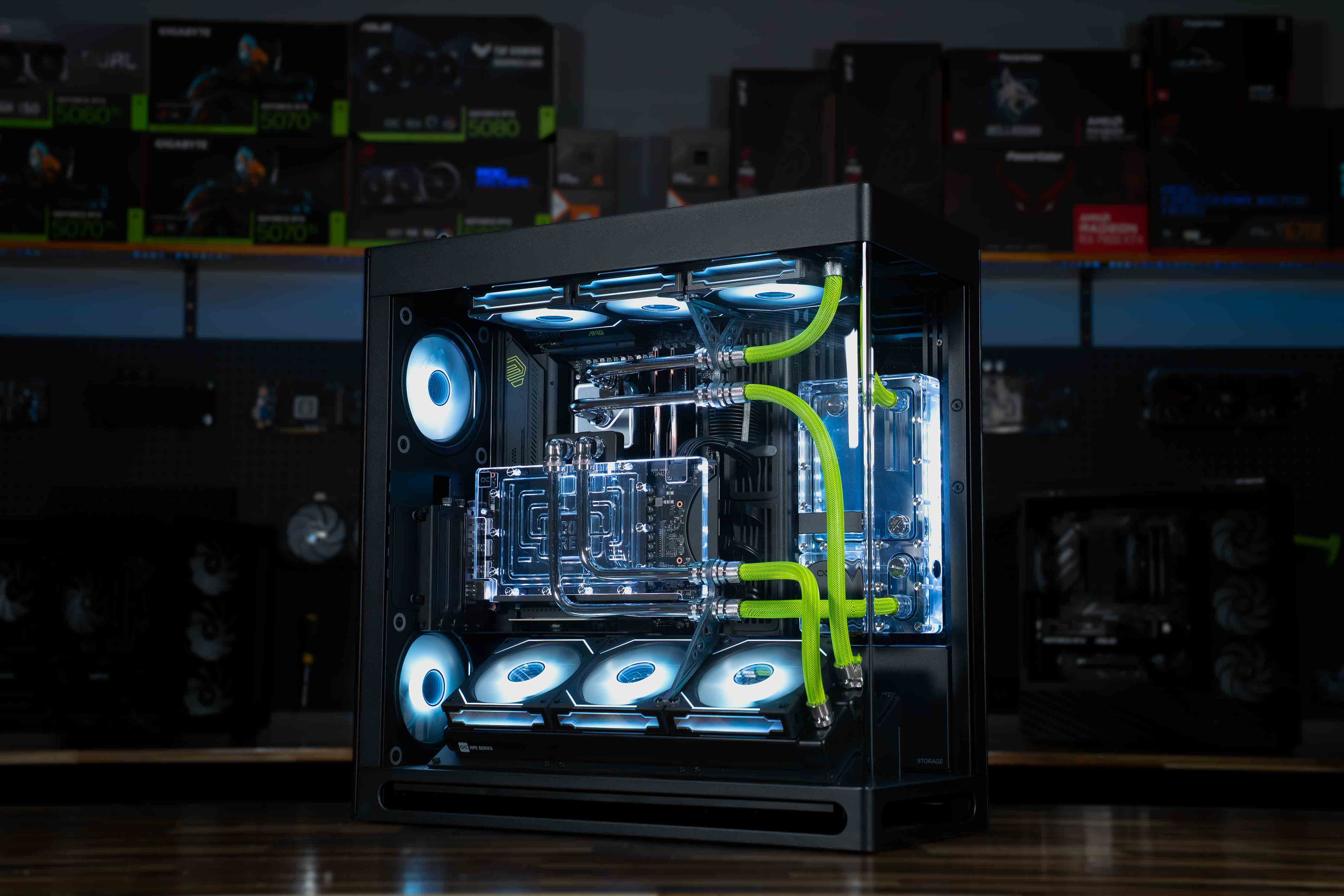 Open Loop - Overkill - AMD 9800x3d, 5080 Astral OC, 64gb 6000mhz Ram, 6tb Storage