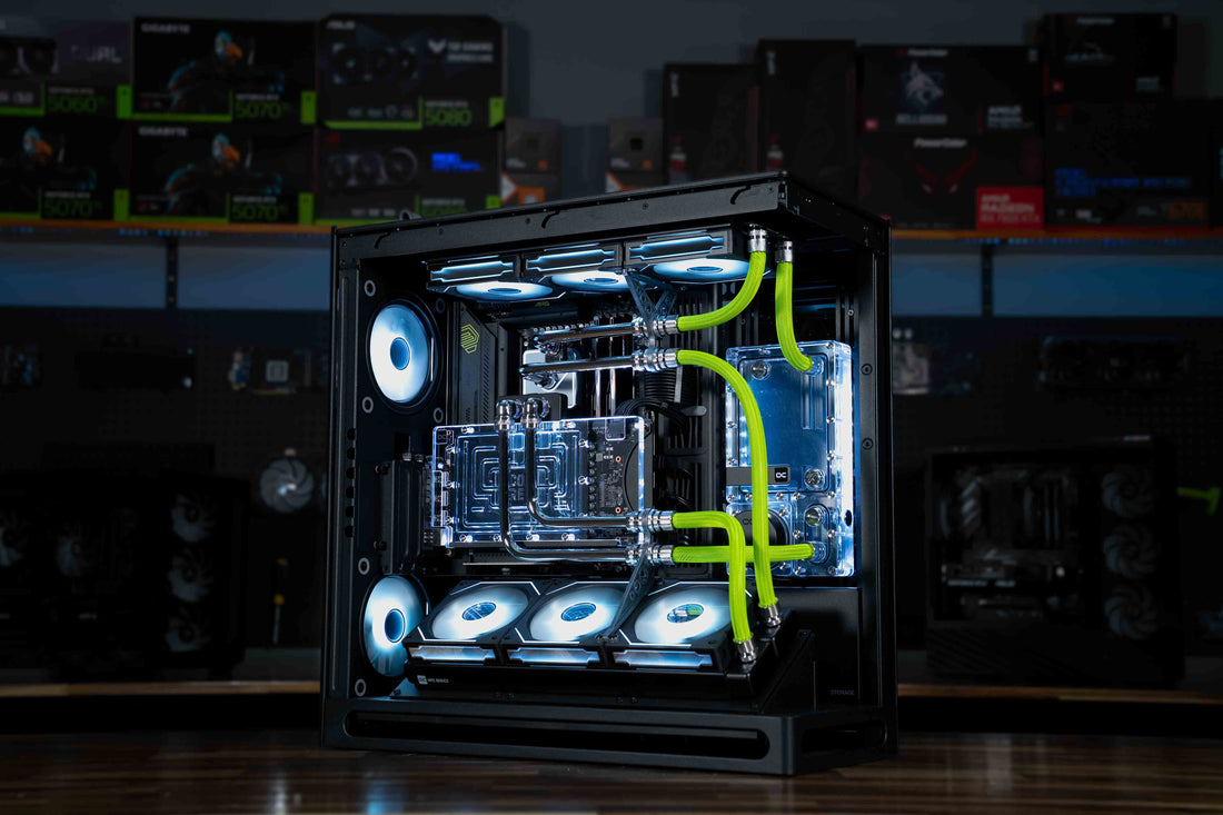 Open Loop - Overkill - AMD 9800x3d, 5080 Astral OC, 64gb 6000mhz Ram, 6tb Storage